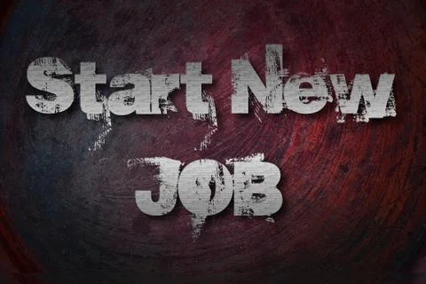 Start new job concept Stock Illustration