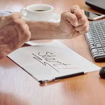 Start of new project Stock-Fotos