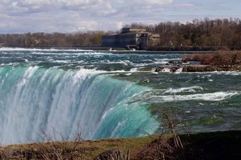 The start of the Niagara falls Stock Photos