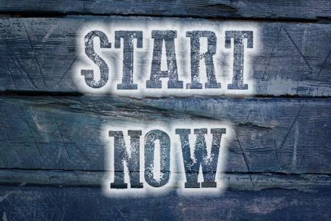 Start now concept Stock Illustration