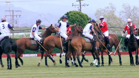 START OFPOLO MATCH Video stock 7135257