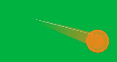 On start orange pointer emitting clouds, speckling halo showing signal on Stock Footage 317212540