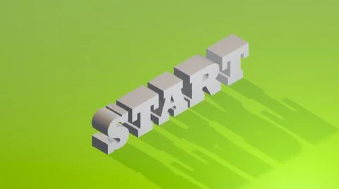 Start overlay background. 3d illustration Stock Illustration