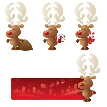 Start a page with rudolph Stock Illustration