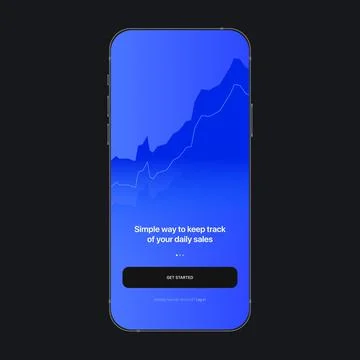 Start Page UI Stock Illustration