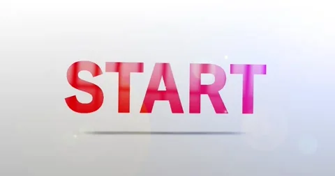 Start. Particle Logo. Text Animation Stock Footage 135207471