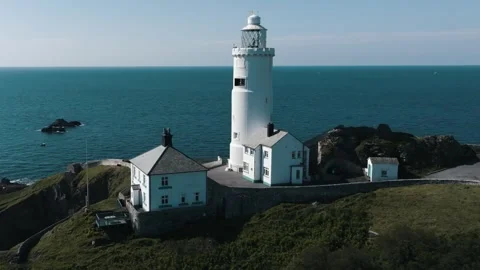 Start point lighthouse close Stock Footage 276356620