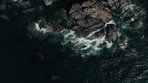 Start point waves crushing Stock Footage 276356555