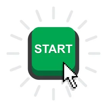 Start power button Stock Illustration