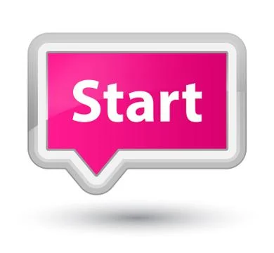 Start prime pink banner button Stock Illustration