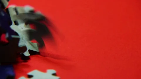 Start a puzzle Stock Footage 78651015