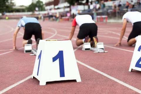 Start of a race Stock Photos