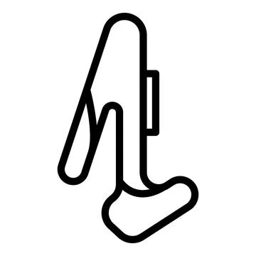 Start racetrack icon outline vector. Race track Stock Illustration