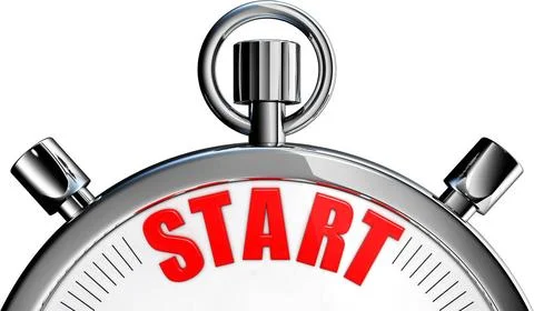 Start rendering of a stopwatch with a start icon Copyright: xZoonar.com/fr... Stock Photos