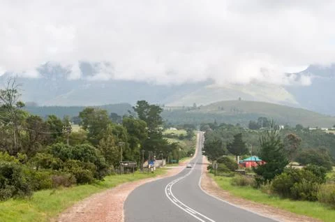 Start of the Robinsen Pass Stock Photos