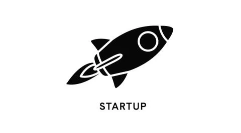 Start Up rocket icon. Stock Illustration