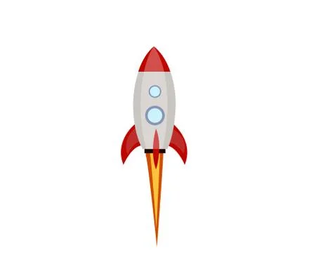 Start-up rocket Stock Illustration