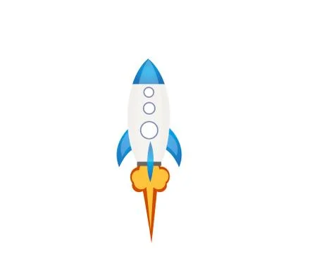 Start-up rocket Stock Illustration