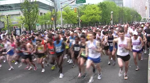Start of Running Race Video stock 51056163