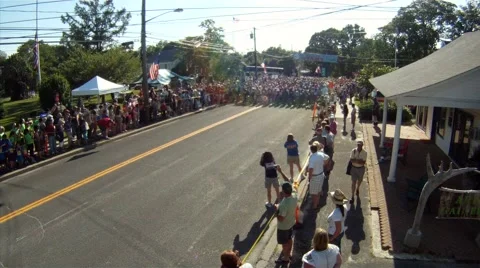 Start of running race high angle Video stock 52453511