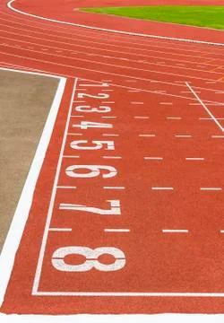 Start running track Stock Photos