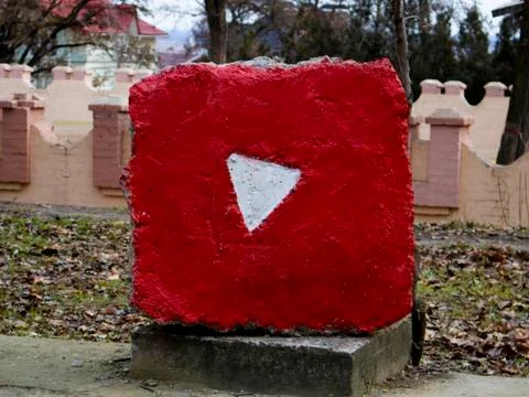 Start the sculpture Foto stock