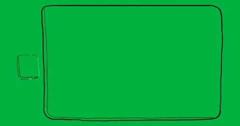 On start square and rectangle outlines staying static illustrating wireframe on Stock Footage 317284204