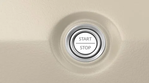 Start-stop button Stock Footage 344688987