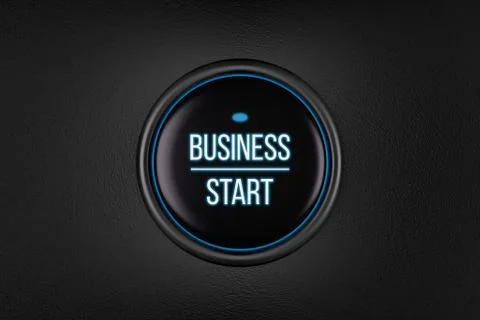A Start - Stop button,Buiness concept Stock Photos