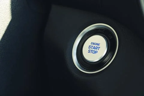 Start Stop Engine button Stock Photos