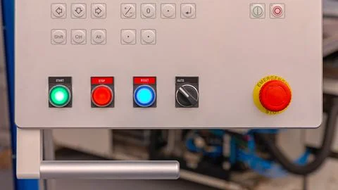 Start Stop Reset Buttons 库存照片