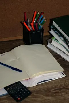 Start studying homework Stock Photos