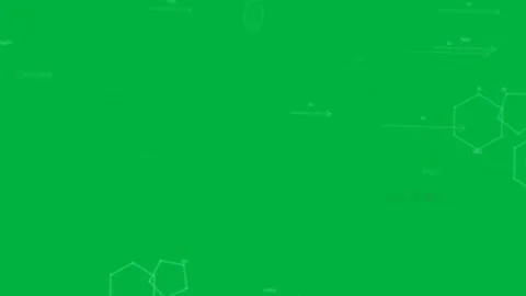 On start teal HUD bits shifting, pulsing, aligning to reveal molecular data on Stock Footage 333630154
