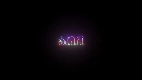 Start Text Animation Stock Footage 324815058