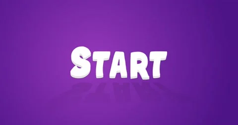 Start Text Cartoon Animation Stock-Footage 167156259