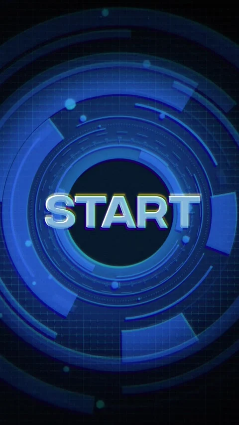 Start Text Tech Background VERTICAL Definition 스톡 동영상 343384105