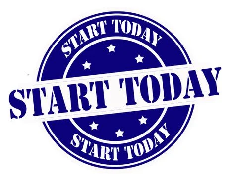 Start today Stock Illustration