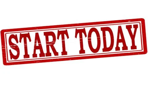 Start today Stock Illustration