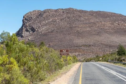 Start of the Tradouw Pass Stock Photos