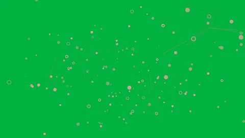 On start two node hubs pulsing, emitting spokes, building mesh on transparent 스톡 동영상 329532132