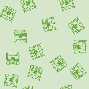 Start vehicle speed auto line seamless pattern Stock Illustration