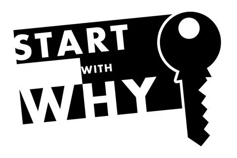 Start with WHY Poster Stock Illustration