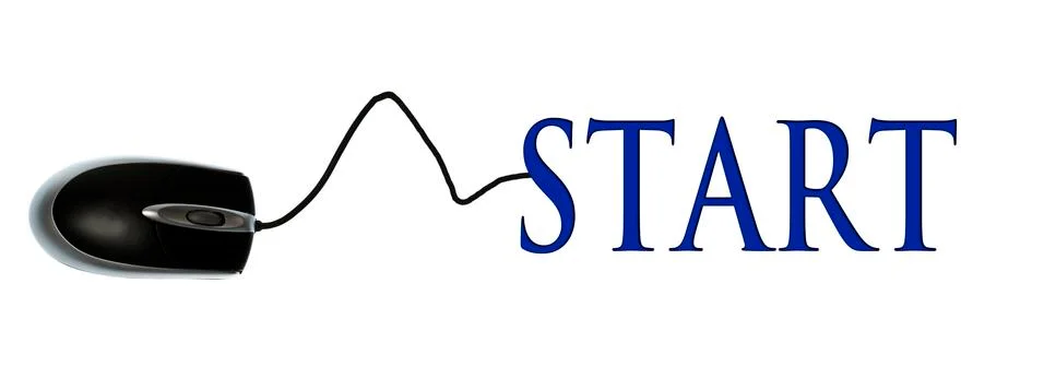 Start word Foto stock