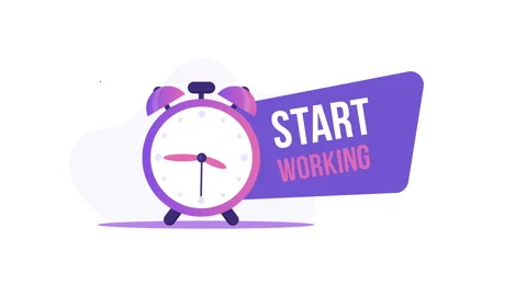 Start working Stock Footage 180510915