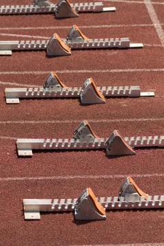 Startblöcke Stock Photos