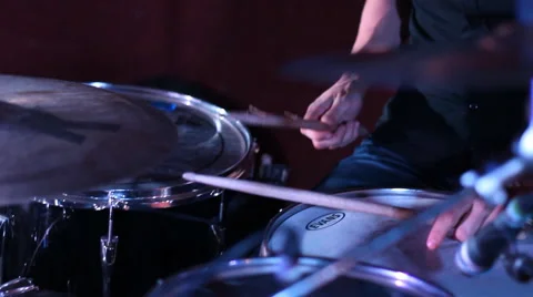 Started Playing Drums Stock Footage 47506616