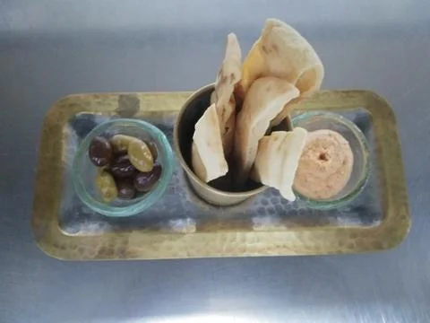 The starter of the restaurant Stock Photos