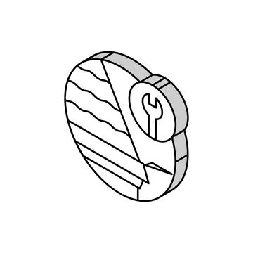 Starter strips isometric icon vector illustration Illustrazione stock