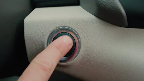Starting and Driving a Car Stock Footage 320356413