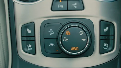Starting and Driving a Car Stock Footage 320356516